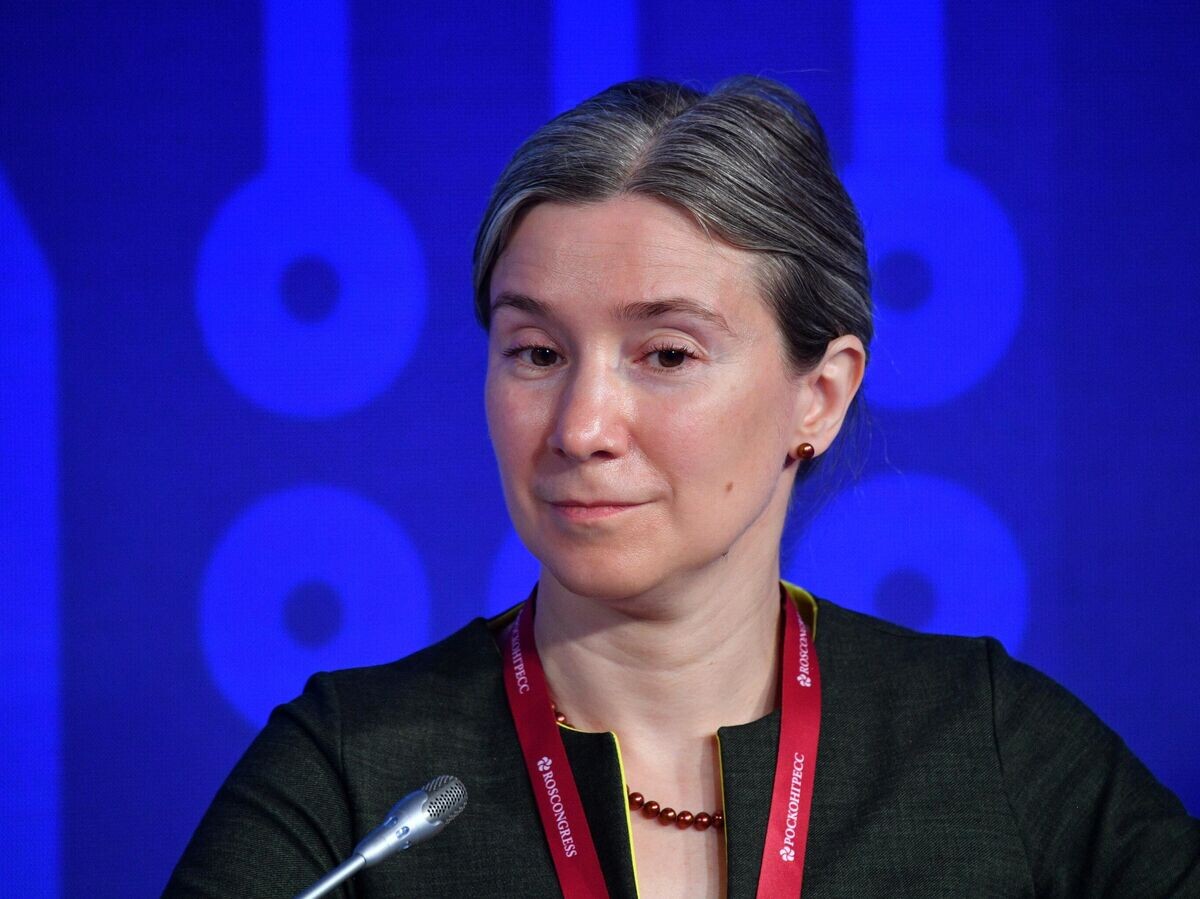    Политолог, кандидат политических наук Екатерина Шульман на Петербургском международном экономическом форуме - 2021 | © РИА Новости / Евгений Биятов