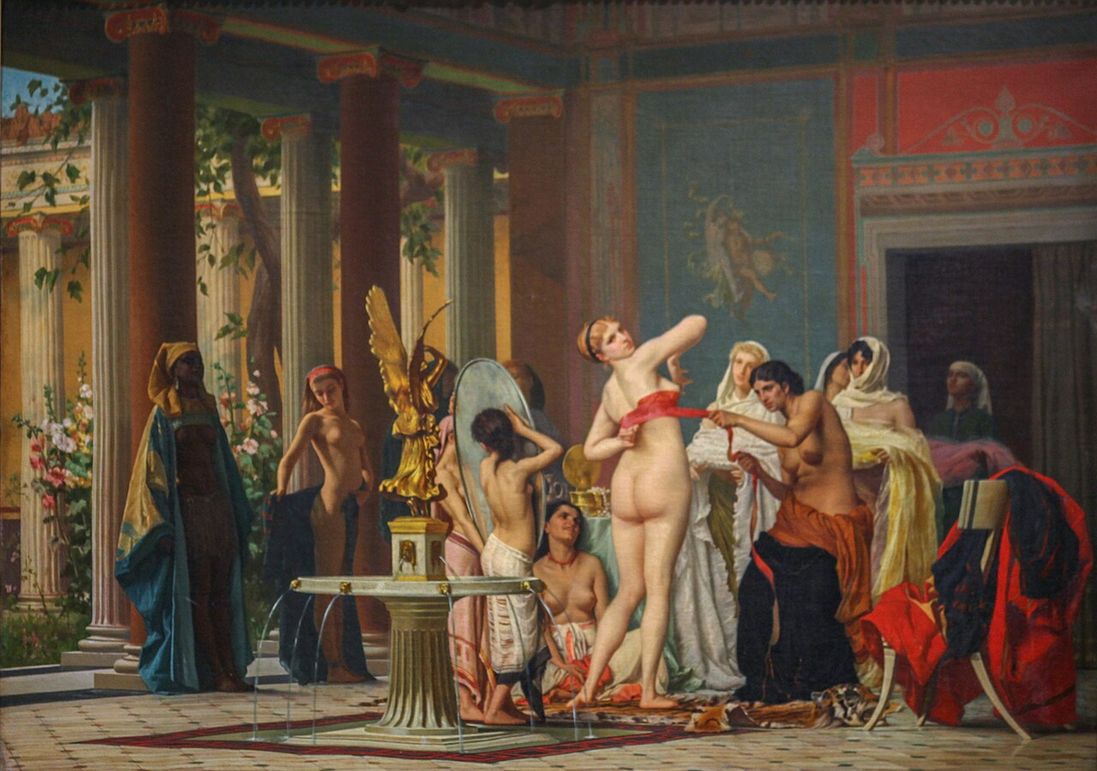 После купания. 1867. Музей изящных искусств, Анже