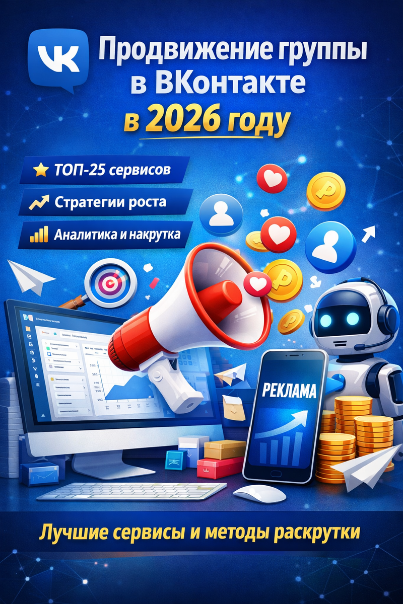 Сервисы продвижения группы ВКонтакте в 2026 году