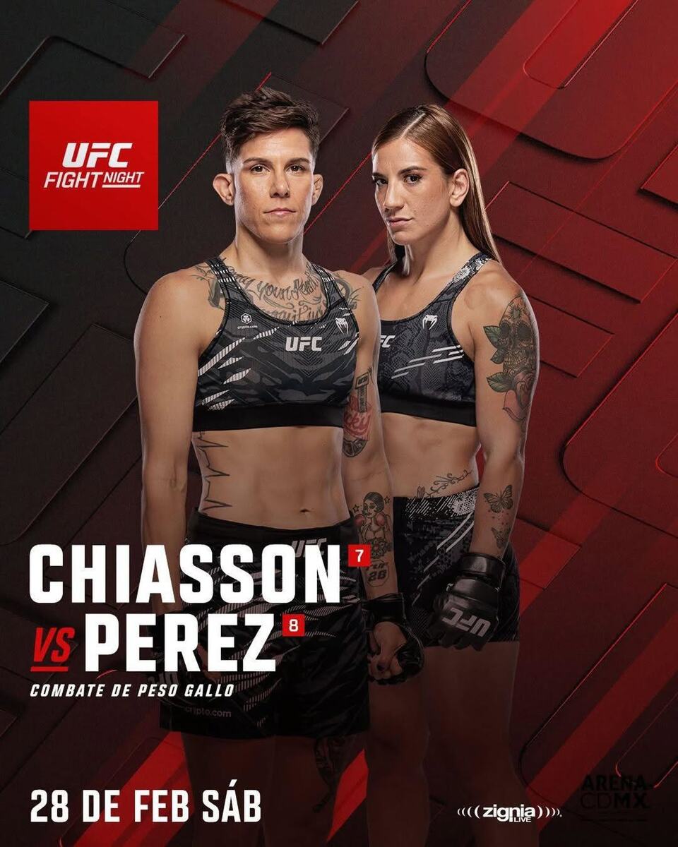     Постер боя Чиассон – Перес