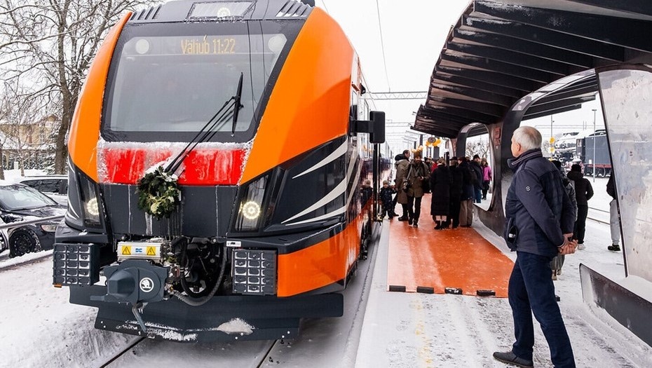    Чешские электрички в Таллине, Эстония. Автор фото: ERR