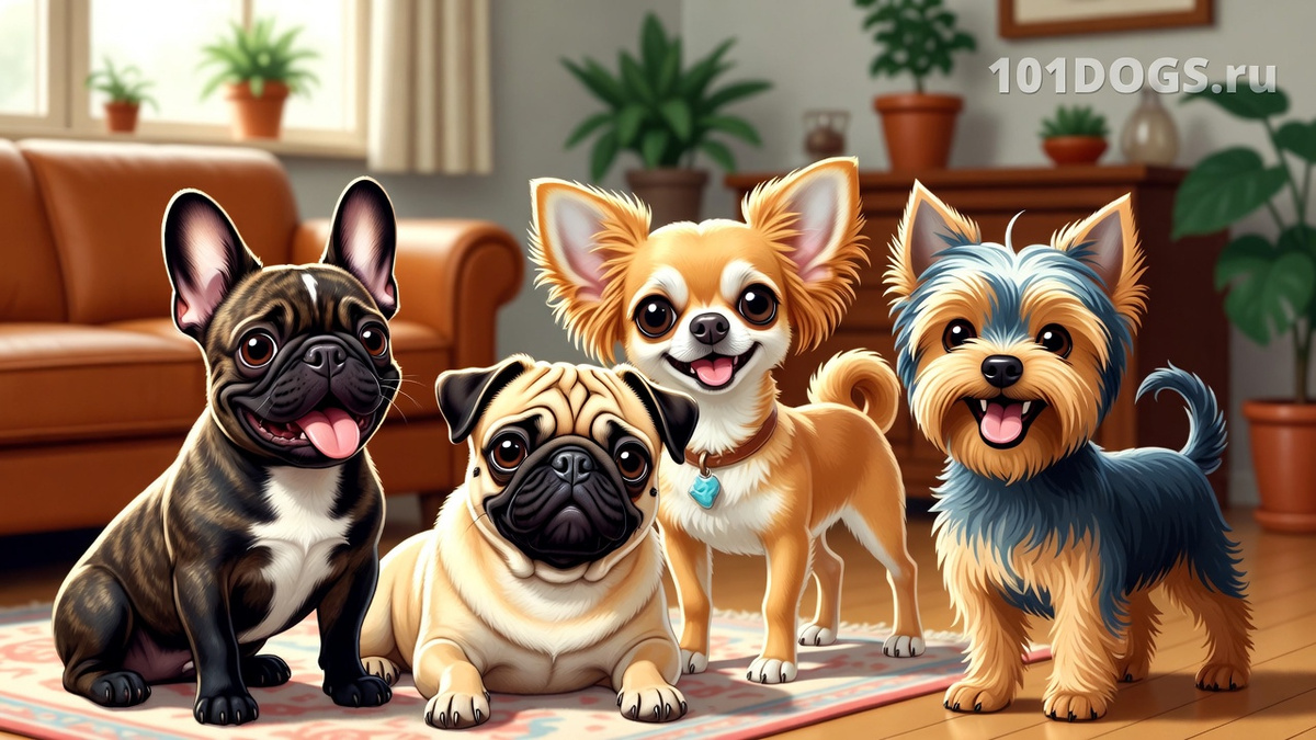 ТОП-5 собак для квартир