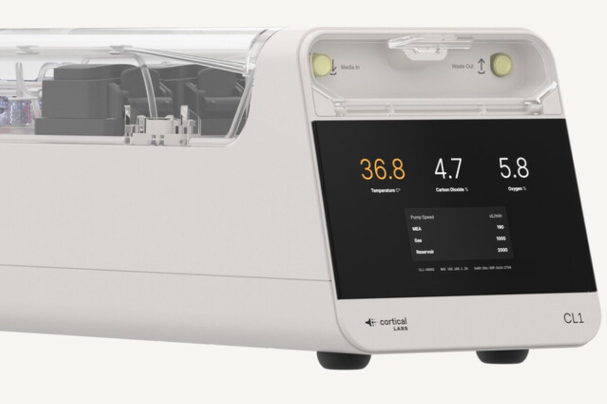  Биокомпьютер Cortical Labs CL1. © corticallabs.com