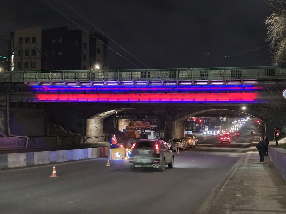    В Ростове запустили новую систему декоративного освещения. Фото: Городская администрация.