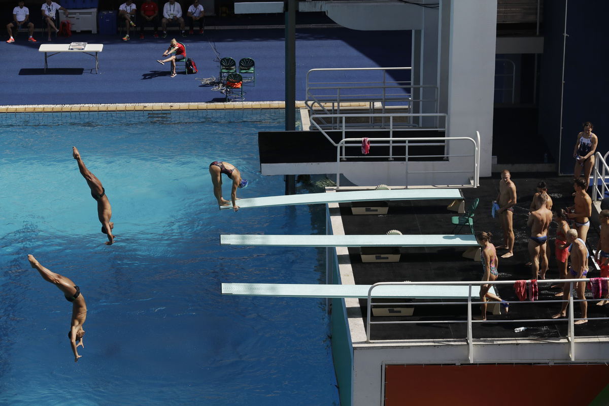    Прыжки в воду синхронные прыжки AP