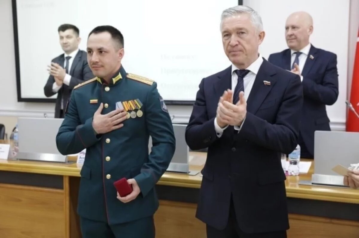    Почетный знак Волгограда получил боец «Бессмертного Сталинграда»