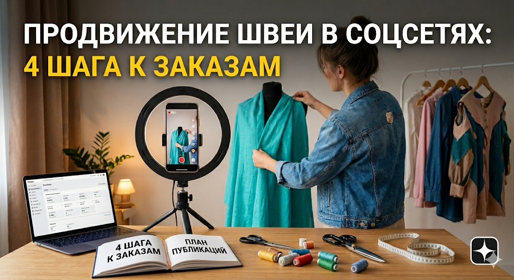Продвижение услуг швеи в соцсетях: с чего начать?