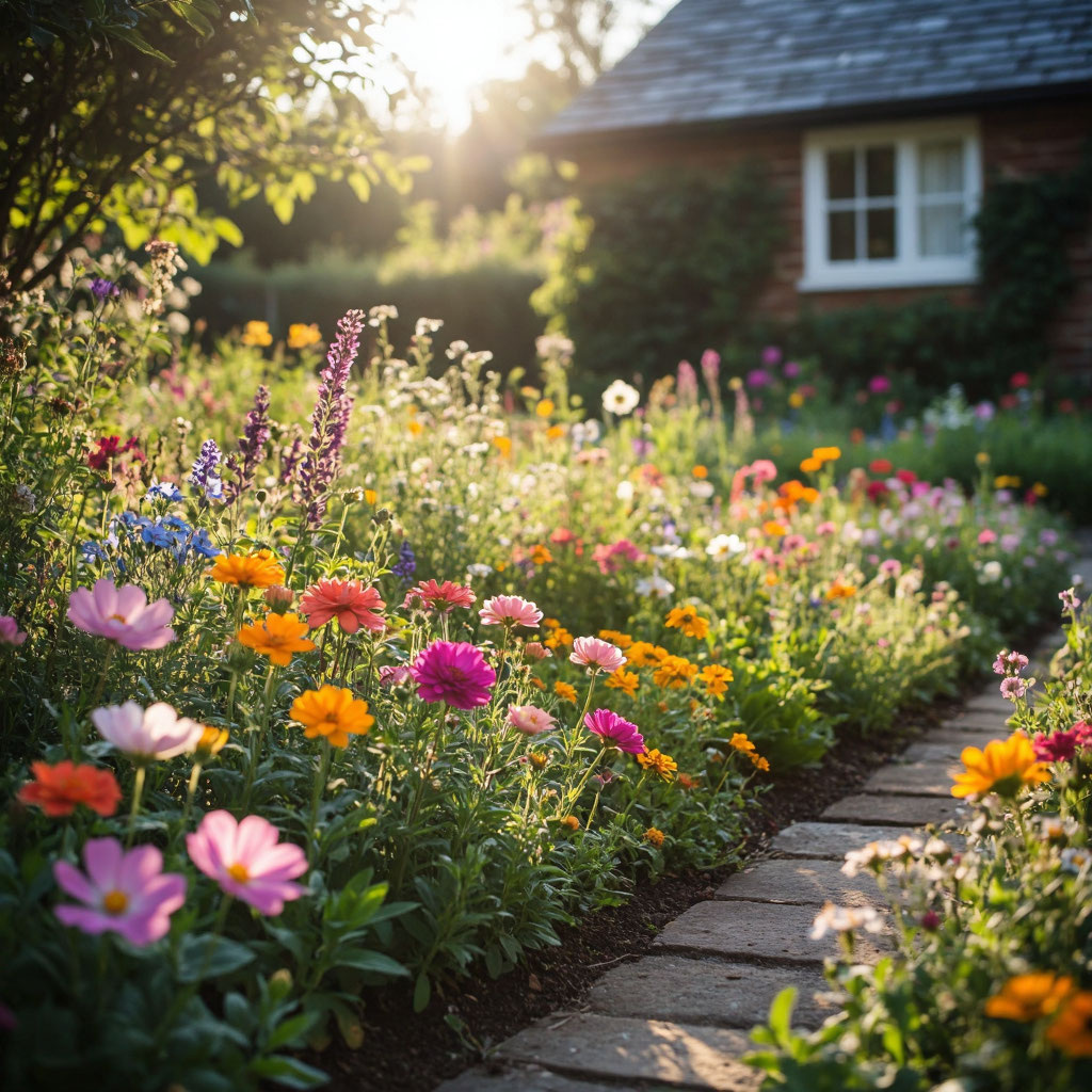 #цветочная клумба