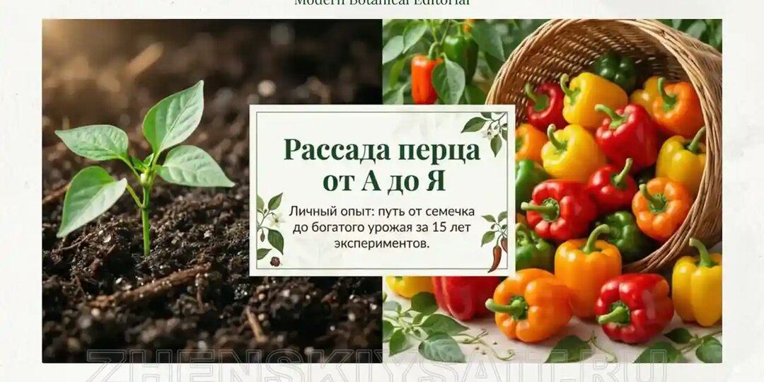 Рассада перца от А до Я: когда сажать, перевалка и подкормка до высадки в грунт