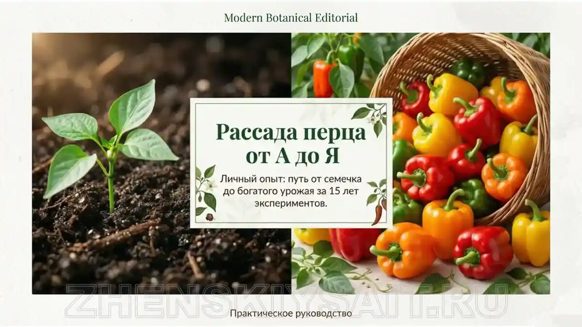 Рассада перца от А до Я. Практическое руководство
