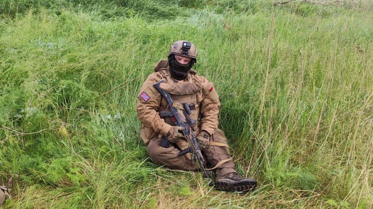    Боец с позывным «Москва» в зоне СВО на донецком направлении / Фото: Личный архив