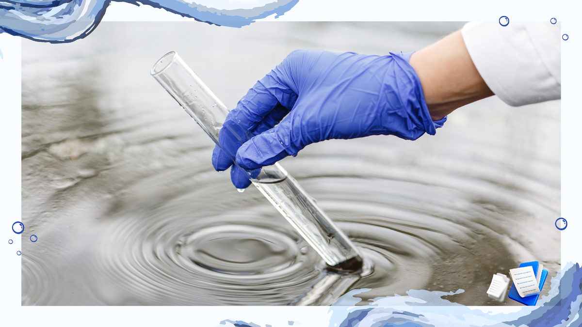 Забор проб воды для анализа