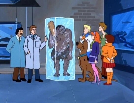 Пещерный человек во льде