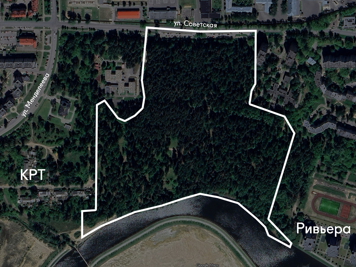 Территория Прибрежного парка