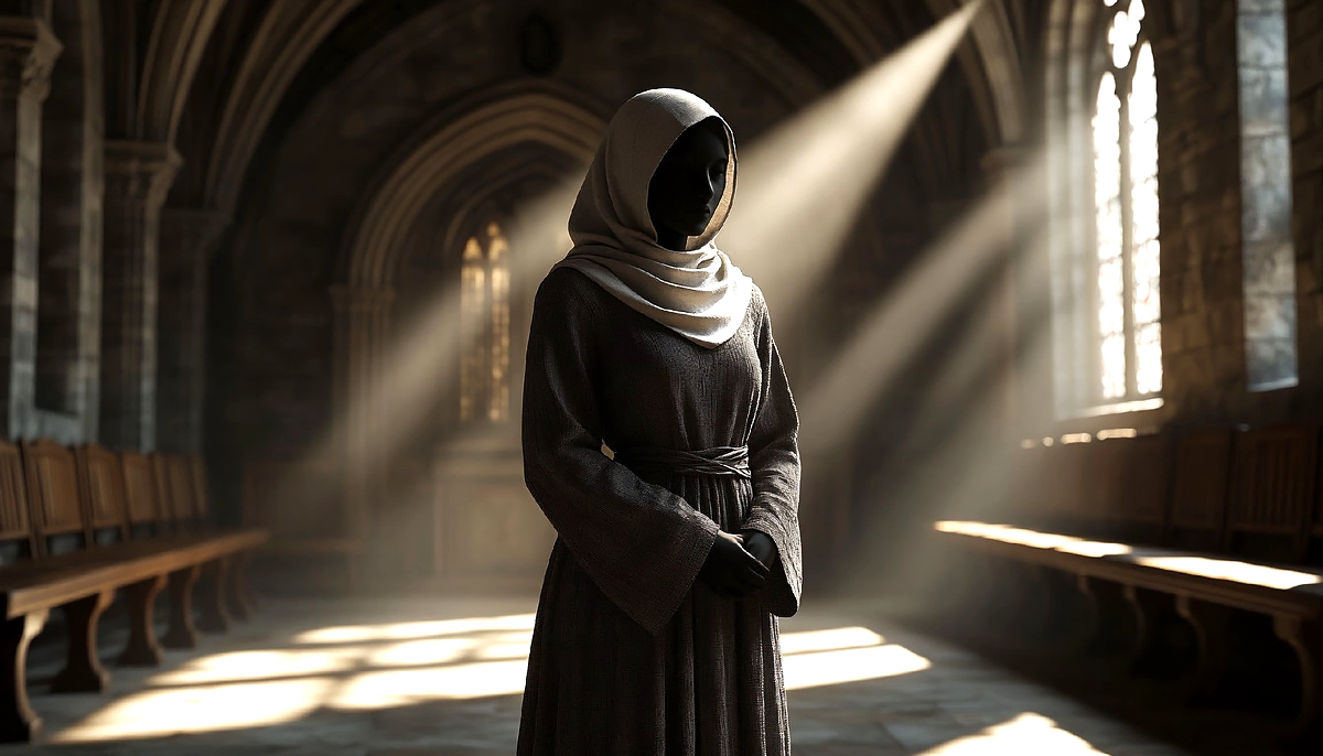 Девушка была холодна, словно статуя.