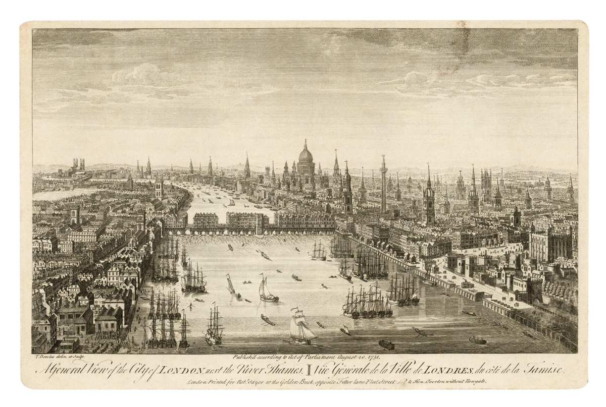 Лондон XVIII век