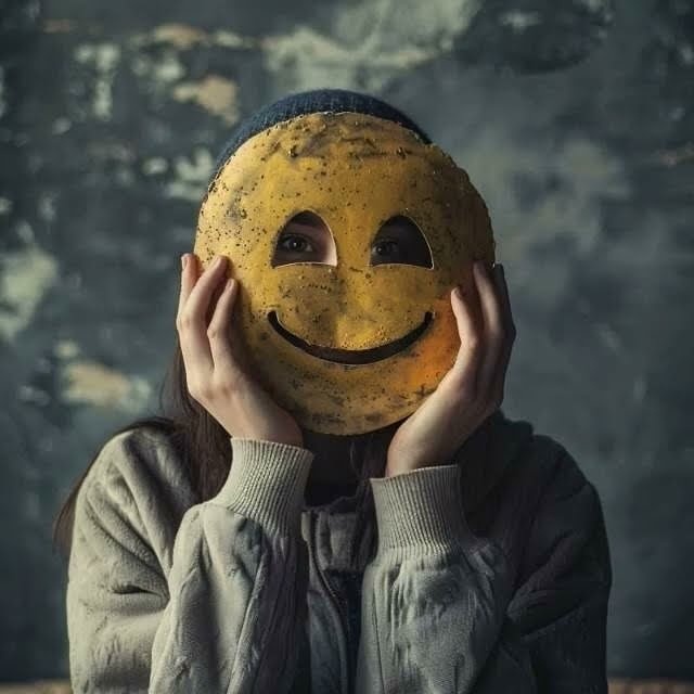 Человек скрывает эмоции за улыбкой — психология защитного дружелюбия