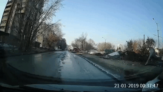 Видео первой моей аварии. 