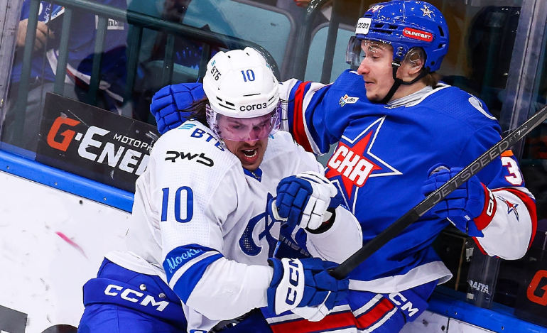 В матче СКА и "Динамо" кипели страсти. Фото: соцсети