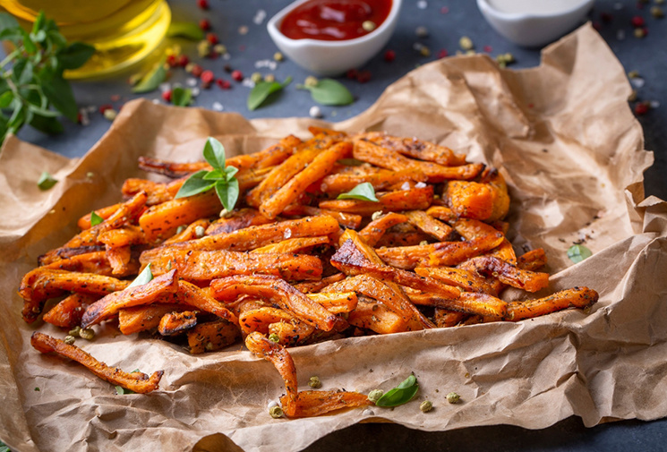 Запечённый батат: сладко, сытно, полезно