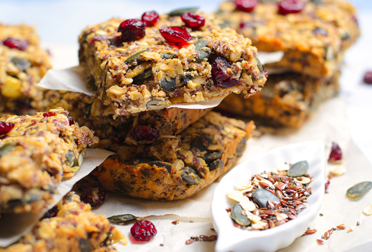 Домашние овсяные батончики с семечками