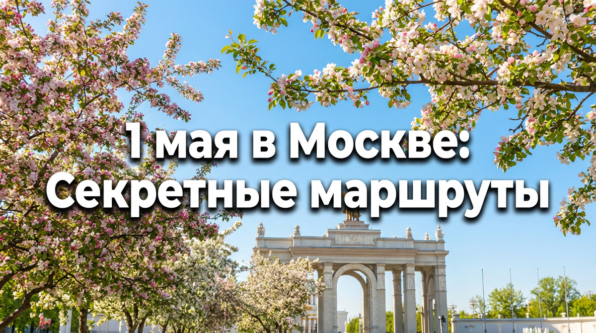Ищете, куда сходить 1 мая в Москве 2026 года? Собрали бесплатные мероприятия, тихие парки для пикника, расписание салютов и лайфхаки, как избежать пробок.
