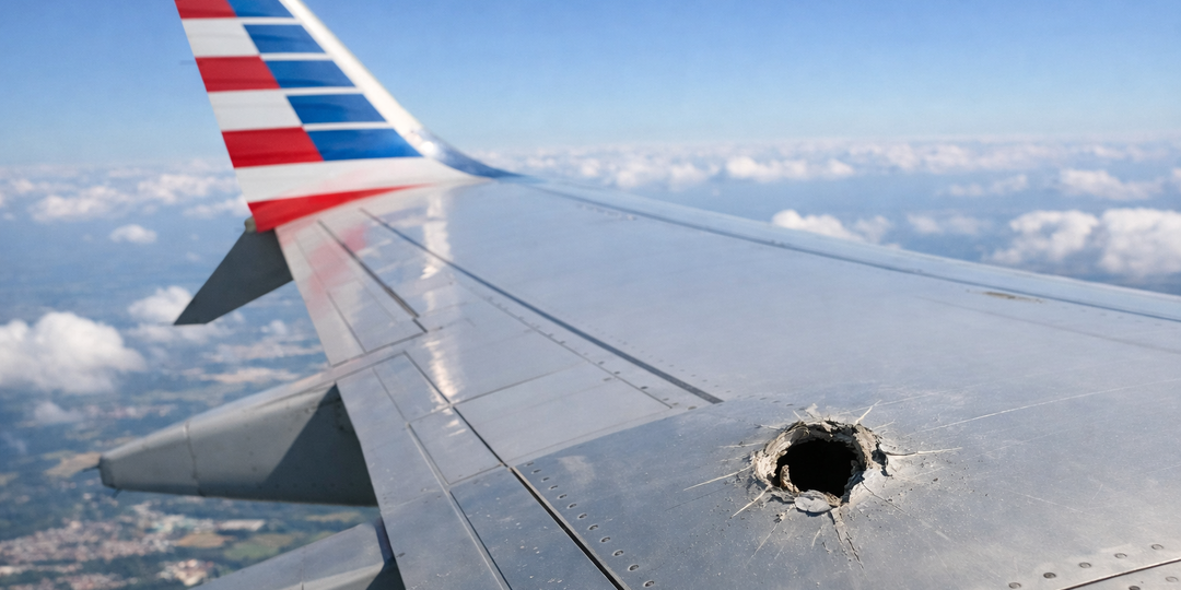 У Боинга в крыле обнаружили пулевое отверстие