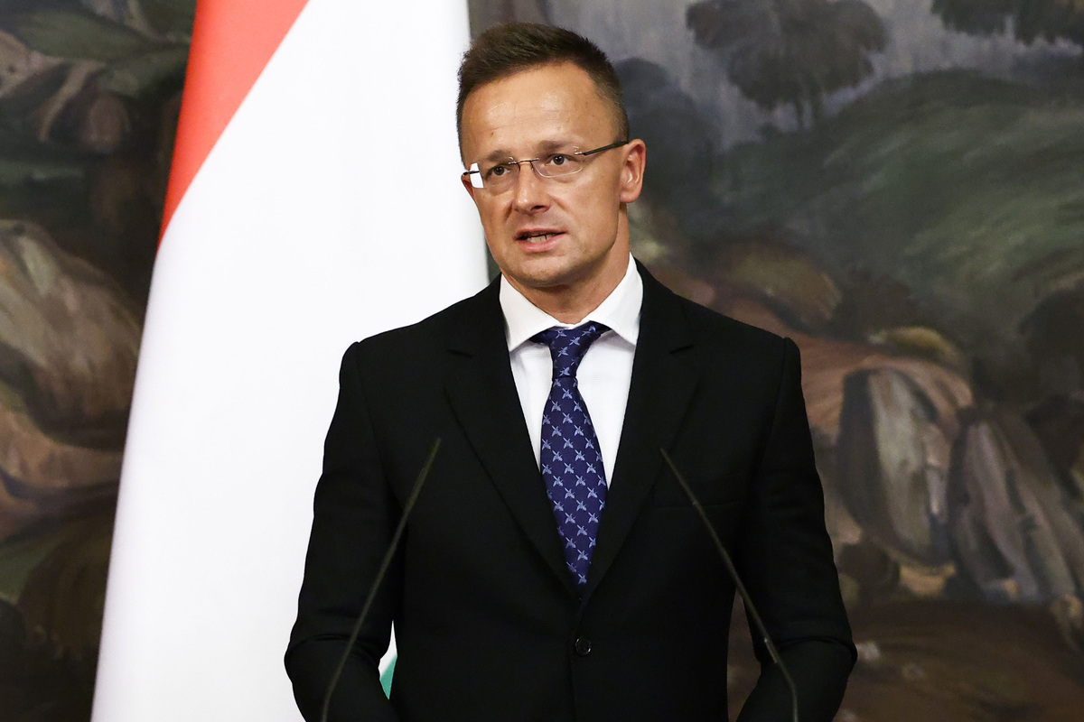    Министр иностранных дел и внешнеэкономических связей Венгрии Петер Сийярто  Валерий Шарифулин/ТАСС
