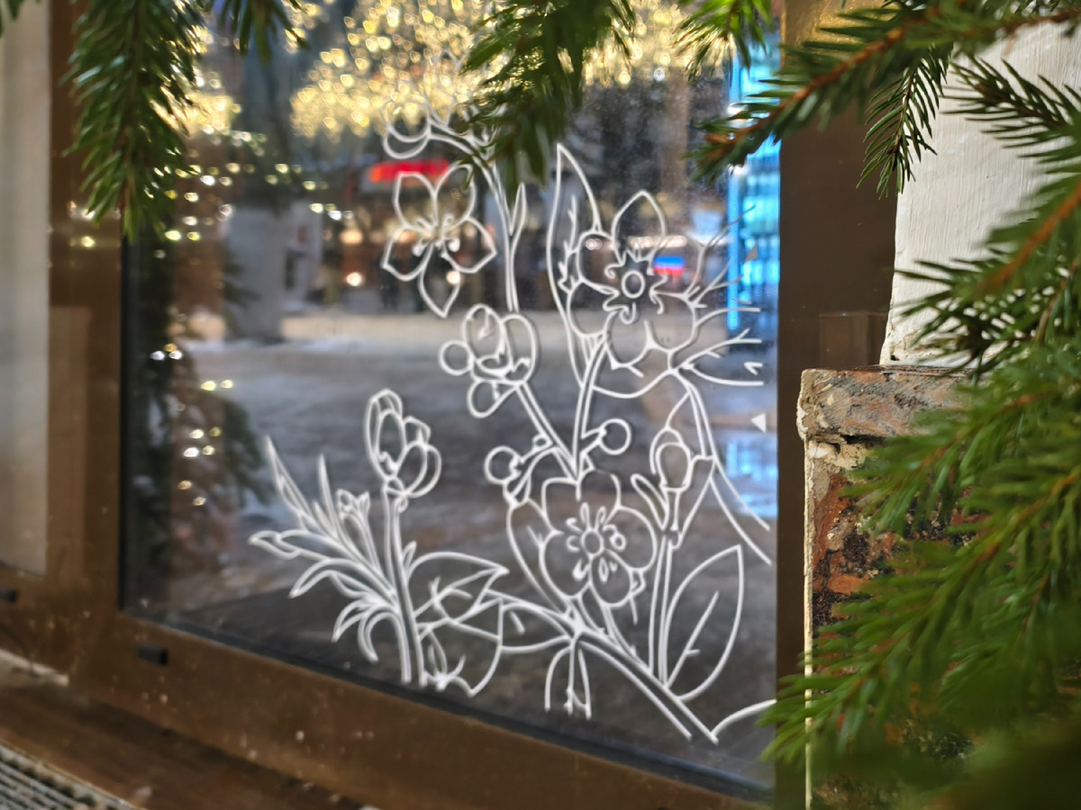 На городской улице