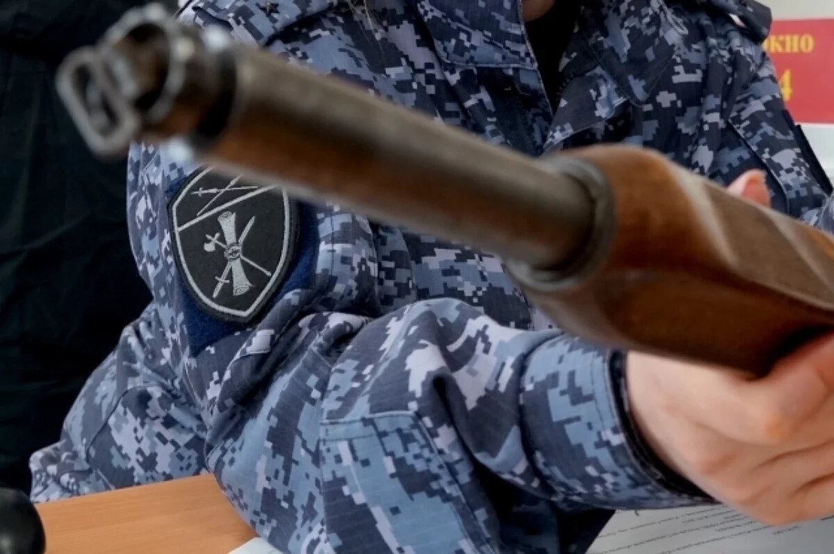    Росгвардейцы изъяли ружьё у сахалинца, подозреваемого в преступлении