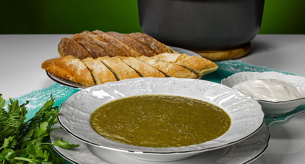 Суп из чечевицы с мидиями