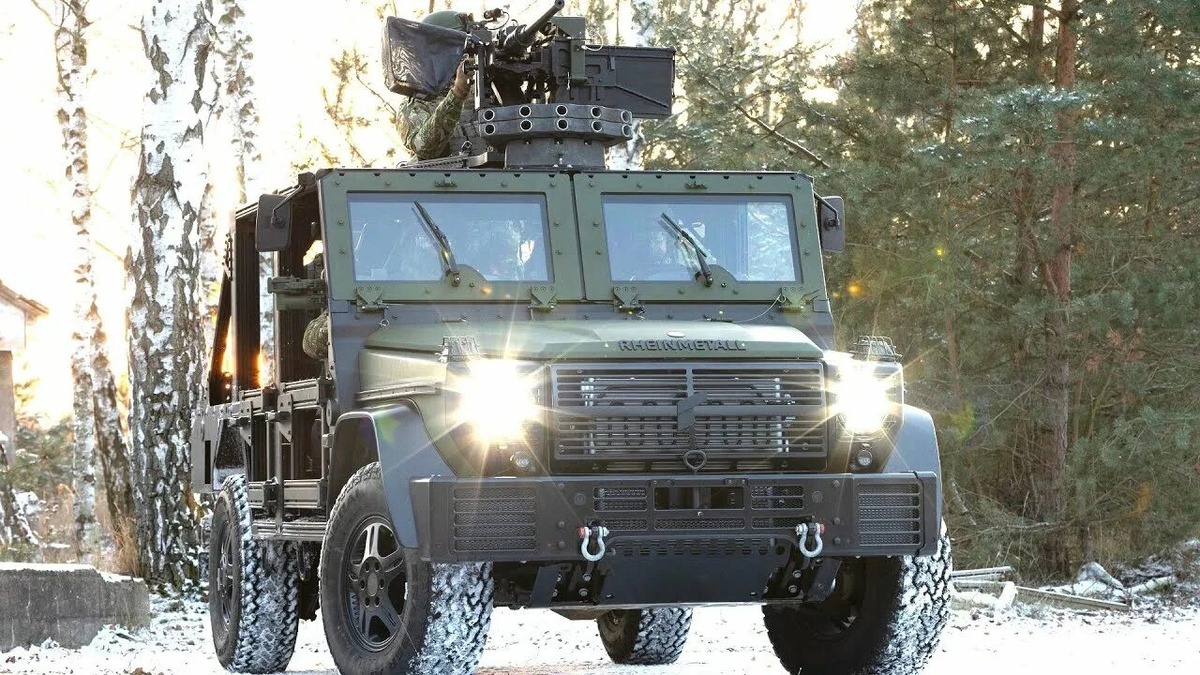 Компания Rheinmetall представляет штурмовую машину Caracal. Фото: Rheinmetall