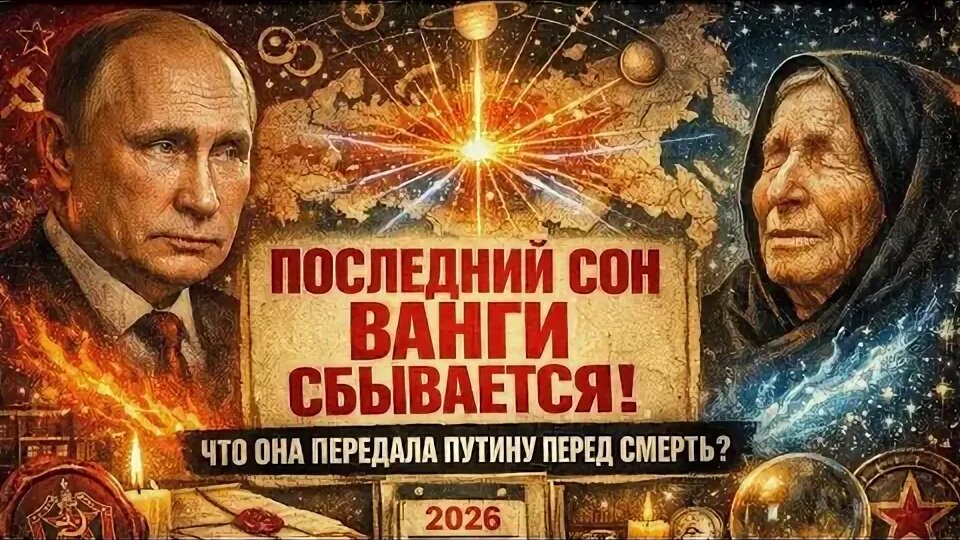 "Я видела корабли": тайный сон Ванги сбывается прямо сейчас. Что она сказала о 2026-м