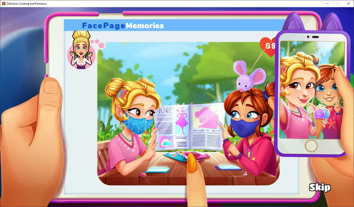 Delicious 18: семейные фотографии (скриншот)