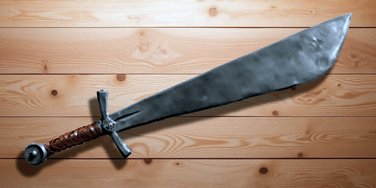 Европейский средневековый меч «фальшион»