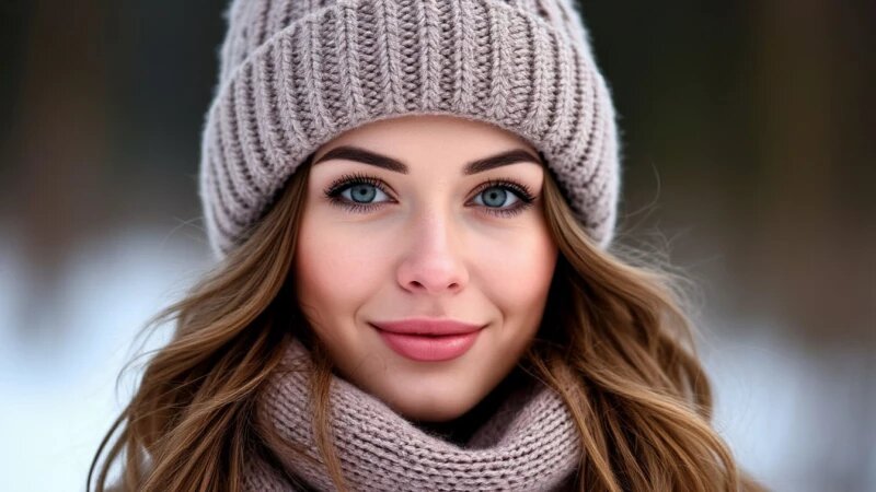     Шапка. девушка Шедеврум