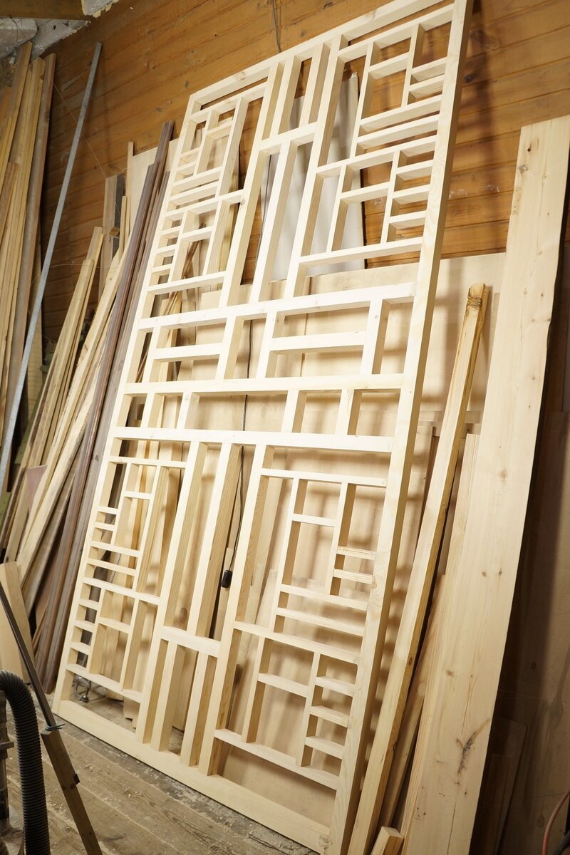 Декоративная перегородка. Работа автора