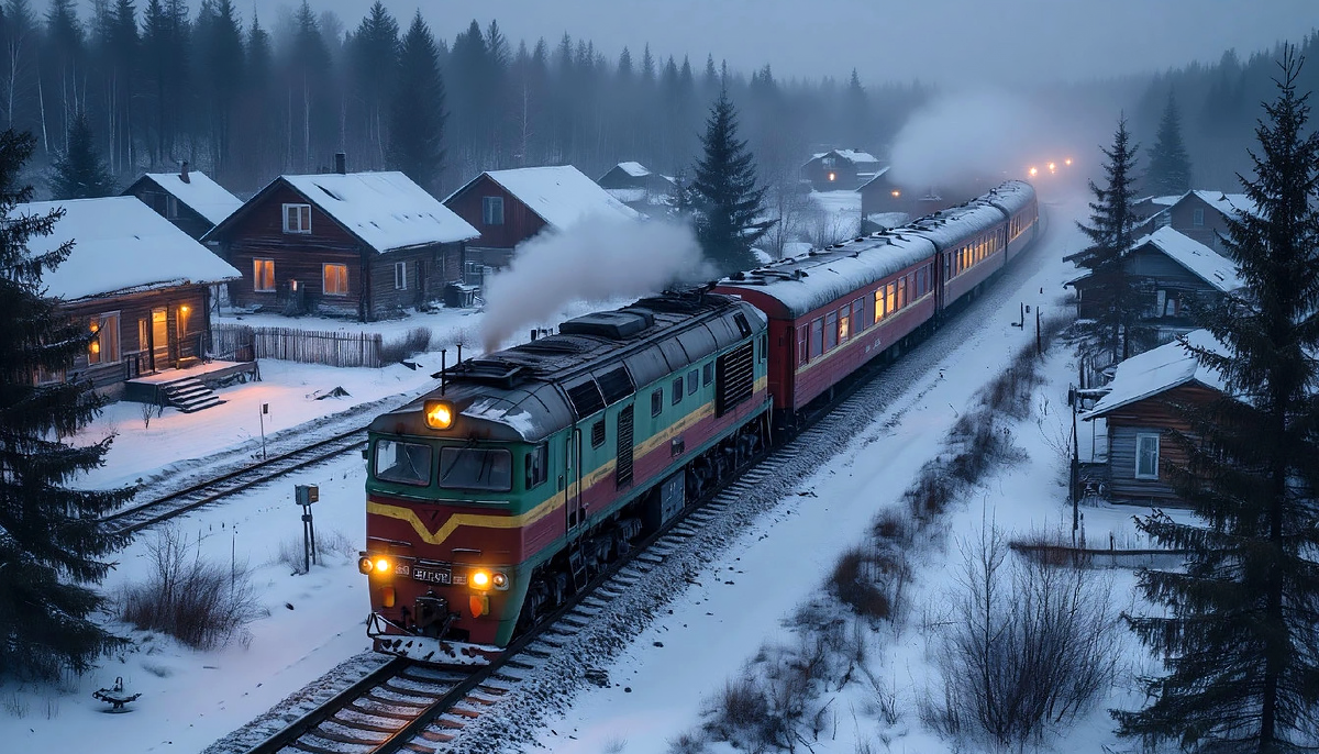 Прибыли в какой-то несуществующий посёлок.