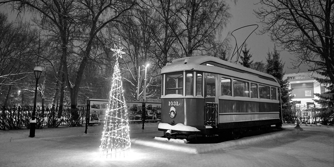 Чёрно-белый вечер