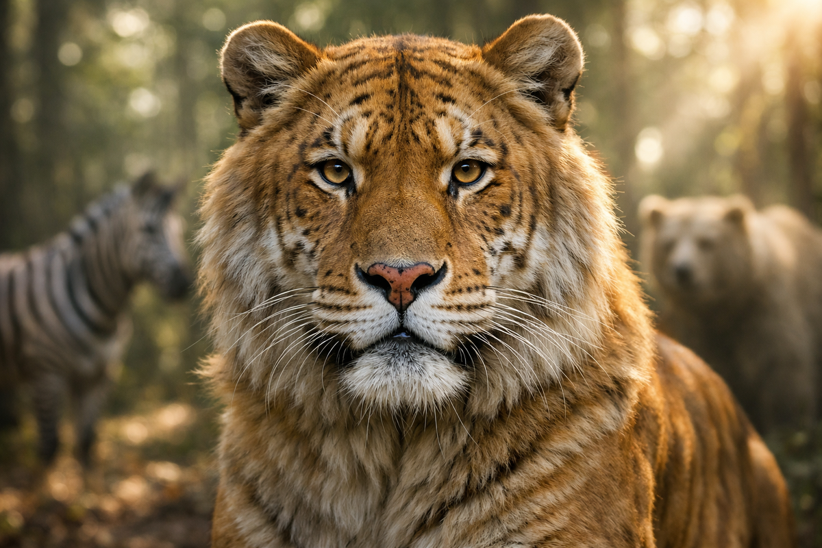  «Вы думаете, лев с тигром не могут ужиться? А они могут — настолько, что обзавелись общим потомством. И это ещё не всё...»