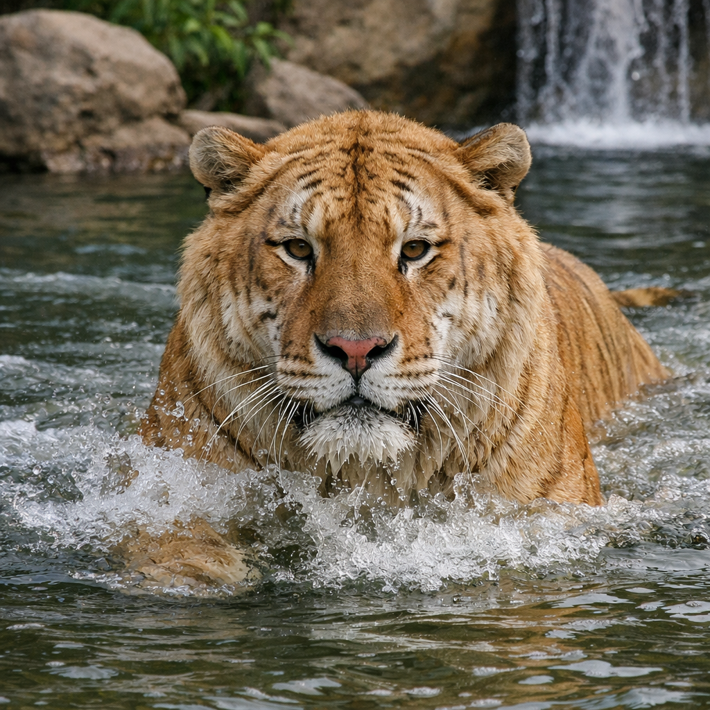  Геркулес в искуственном водопаде