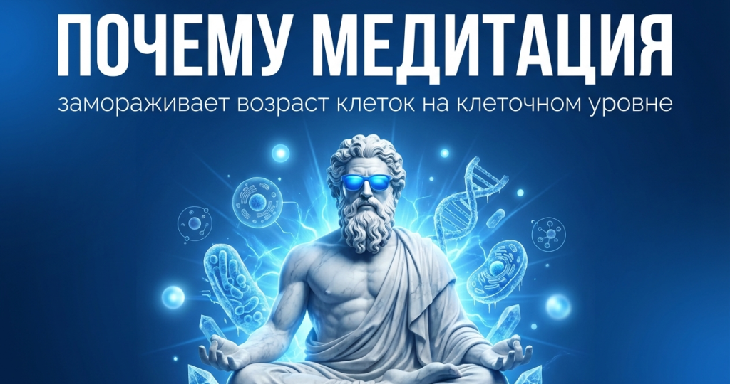 Почему медитация замораживает возраст клеток на клеточном уровне