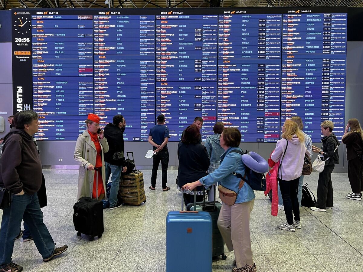    Обстановка в аэропорту Шереметьево | © РИА Новости / Алексей Филиппов