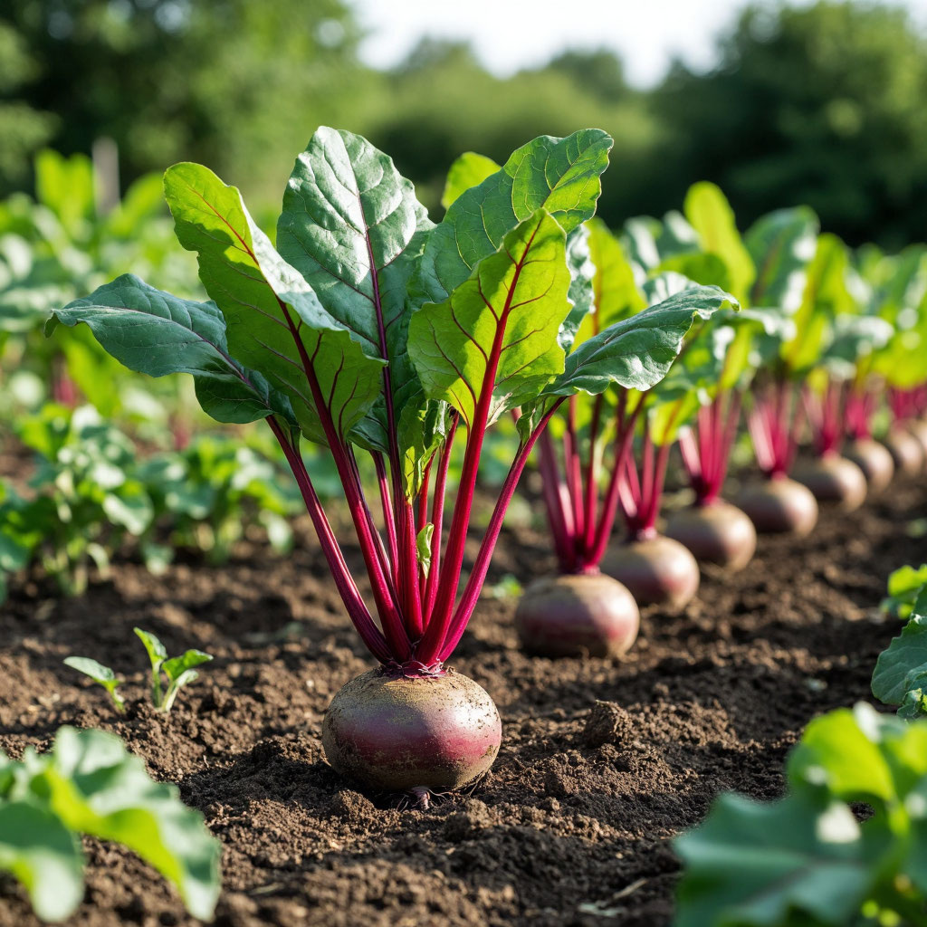 #свекла на грядке