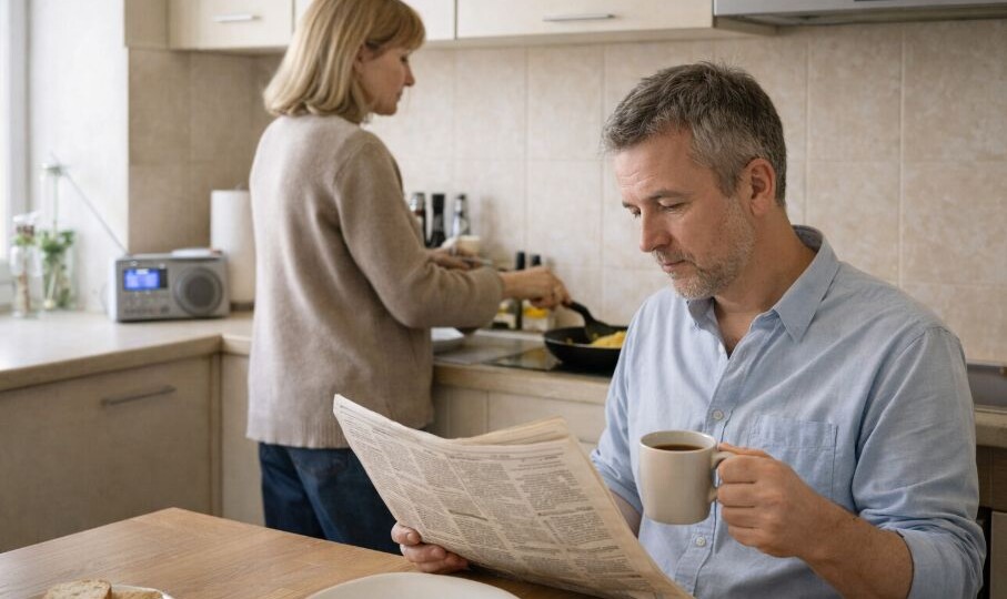 20 лет они строили жизнь, а теперь строили заново отношения. И оказалось, когда есть о чём говорить, жить становится не страшно