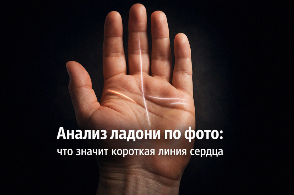    Анализ ладони: значение короткой линии сердца admin