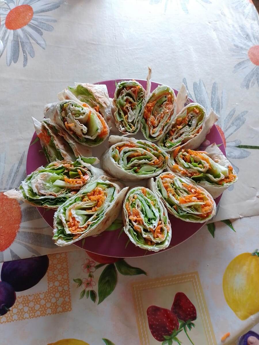 Рулет из лаваша