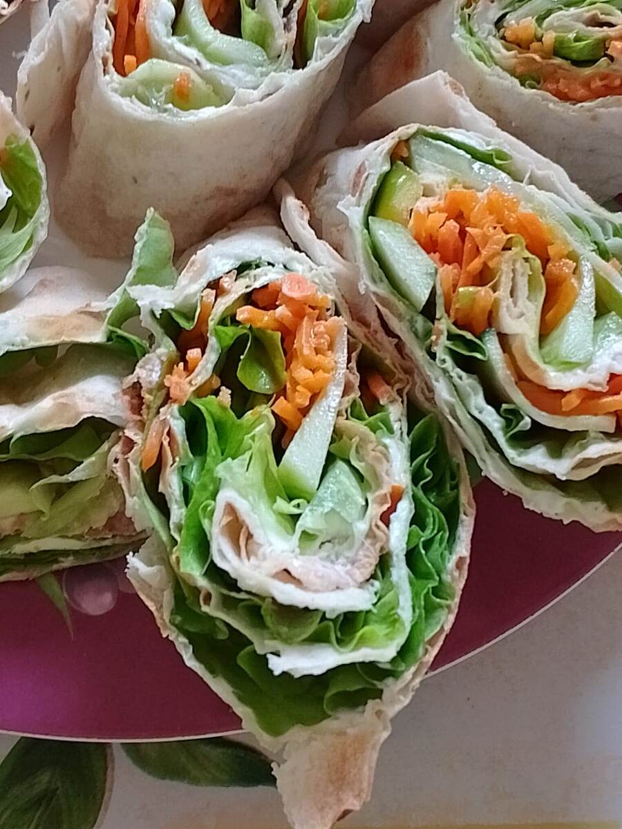 Рулет из лаваша