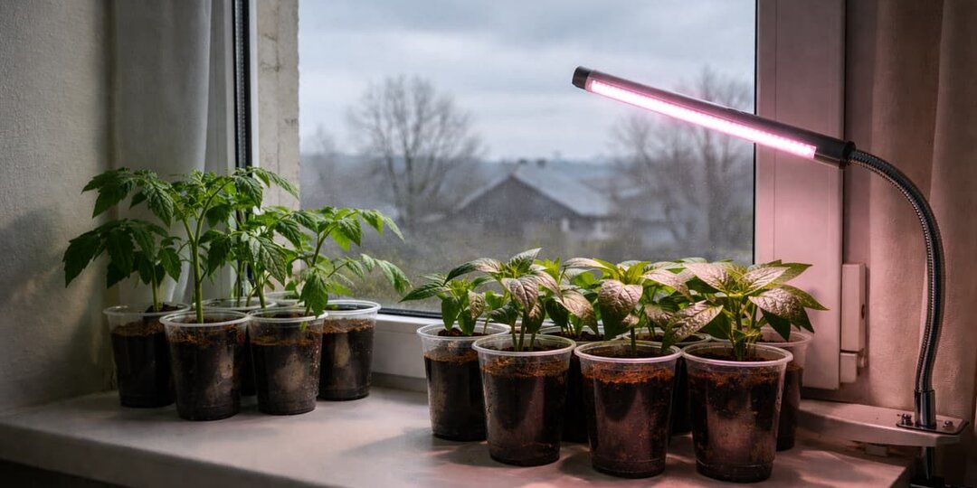 Нужно ли досвечивать рассаду в марте, если окно южное? Честный разбор