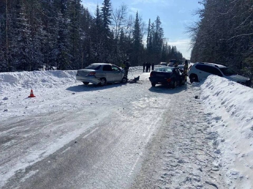    Массовое ДТП вблизи села Санькин Аил. Источник: УГИБДД МВД по Республике Алтай